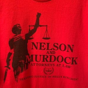 Marvel Daredevil Nelson and Murdock Tee Size XL